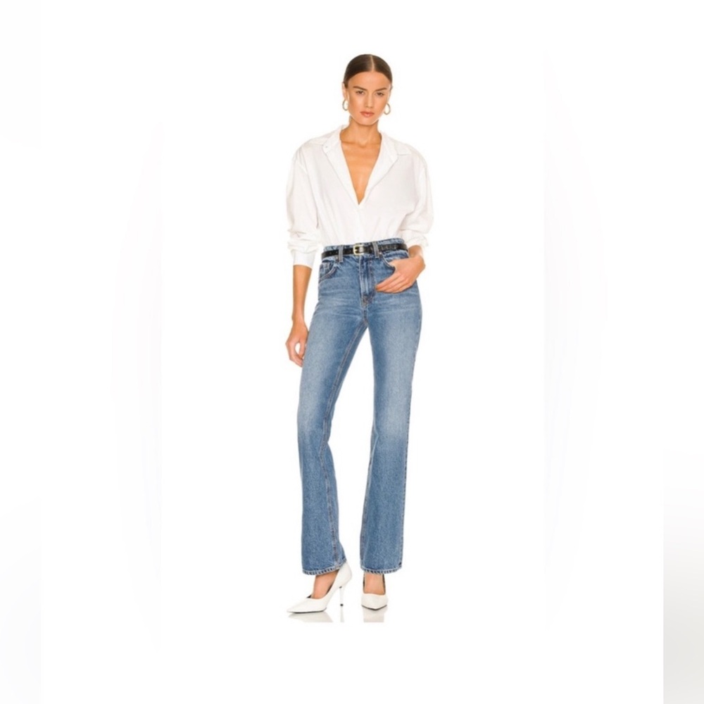 GRLFRND Melanie high rise jeans size 26 boot cut Lincoln square